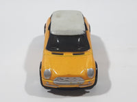 2002 Hot Wheels First Editions 2001 Mini Cooper Pearl Dark Yellow with White Roof Die Cast Toy Car Vehicle