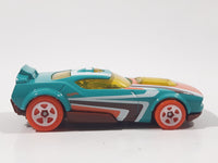 2018 Hot Wheels HW Art Cars Fast Fish Aqua Teal Green Die Cast Toy Race Car Vehicle