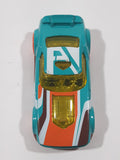 2018 Hot Wheels HW Art Cars Fast Fish Aqua Teal Green Die Cast Toy Race Car Vehicle