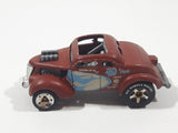 2009 Hot Wheels Racing Pass'n Gasser Flat Brown Die Cast Toy Race Car Vehicle