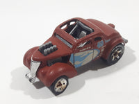 2009 Hot Wheels Racing Pass'n Gasser Flat Brown Die Cast Toy Race Car Vehicle