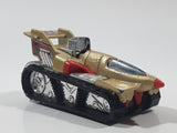 2000 Hot Wheels Treadator Gold Die Cast Toy Car Vehicle