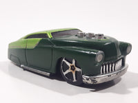 2004 Hot Wheels First Editions HardNoze '49 Merc (HardNoze) Dark Green and Light Green Die Cast Toy Car Hot Rod Vehicle