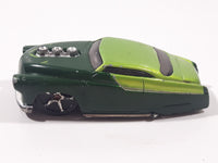 2004 Hot Wheels First Editions HardNoze '49 Merc (HardNoze) Dark Green and Light Green Die Cast Toy Car Hot Rod Vehicle