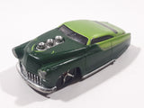 2004 Hot Wheels First Editions HardNoze '49 Merc (HardNoze) Dark Green and Light Green Die Cast Toy Car Hot Rod Vehicle