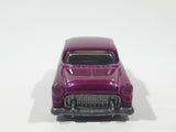 2009 Hot Wheels Treasure Hunt '55 Chevy Metalflake Magenta Pink Die Cast Toy Classic Car Vehicle