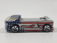 2002 Hot Wheels Star Spangled Deora II Silver Die Cast Toy Car Vehicle