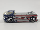 2002 Hot Wheels Star Spangled Deora II Silver Die Cast Toy Car Vehicle