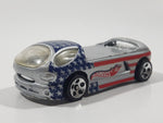 2002 Hot Wheels Star Spangled Deora II Silver Die Cast Toy Car Vehicle