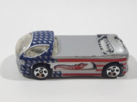 2002 Hot Wheels Star Spangled Deora II Silver Die Cast Toy Car Vehicle