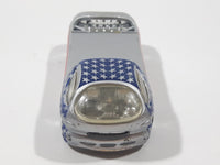 2002 Hot Wheels Star Spangled Deora II Silver Die Cast Toy Car Vehicle