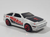 2006 Hot Wheels First Editions Toyota AE-86 Corolla White Die Cast Toy Car Vehicle