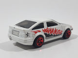 2006 Hot Wheels First Editions Toyota AE-86 Corolla White Die Cast Toy Car Vehicle