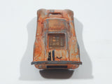 Vintage Zee Toys Dyna Wheels D53 Ford MK IV Brown Orange Die Cast Toy Car Vehicle