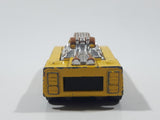 1981 Hot Wheels Cannonade Yellow Die Cast Toy Race Car Vehicle w/ Opening Hood - Hong Kong