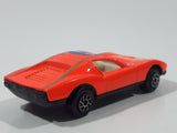 Vintage Yat Ming Lamborghini Miura Classic 17 Turbo Bright Neon Orange Die Cast Toy Car Vehicle