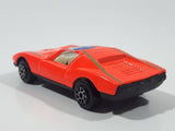 Vintage Yat Ming Lamborghini Miura Classic 17 Turbo Bright Neon Orange Die Cast Toy Car Vehicle