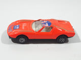 Vintage Yat Ming Lamborghini Miura Classic 17 Turbo Bright Neon Orange Die Cast Toy Car Vehicle