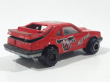 Vintage Majorette No. 220 Mustang SVO Red 1/59 Scale Die Cast Toy Car Vehicle with Opening Hatch
