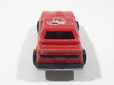 Vintage Majorette No. 220 Mustang SVO Red 1/59 Scale Die Cast Toy Car Vehicle with Opening Hatch