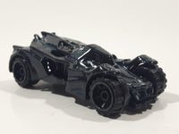 2015 Hot Wheels Batman Arkham Knight Batmobile Dark Blue Black Die Cast Toy Car Vehicle