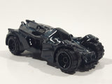 2015 Hot Wheels Batman Arkham Knight Batmobile Dark Blue Black Die Cast Toy Car Vehicle