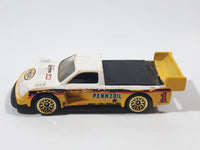 1999 Hot Wheels First Editions Pikes Peak Tacoma Pennzoil Truck Yellow White Die Cast Toy Race Car Vehicle