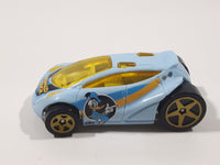 2018 Hot Wheels Disney Mickey & Friends Donald Duck Vandetta Light Blue Die Cast Toy Car Vehicle