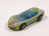 2011 Hot Wheels The Hot Ones Pontiac Banshee Green Die Cast Toy Sports Car Vehicle