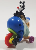1993 Warner Bros. Animaniacs Yakko Riding Ralph Cartoon Characters Toy Vehicle McDonald's Happy Meal