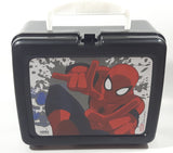 Thermos Marvel Spider-Man Black Plastic Lunch Box Container