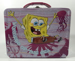 SpongeBob SquarePants Wonders Of The Sea Embossed Tin Metal Lunch Box Container