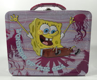 SpongeBob SquarePants Wonders Of The Sea Embossed Tin Metal Lunch Box Container