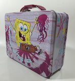 SpongeBob SquarePants Wonders Of The Sea Embossed Tin Metal Lunch Box Container