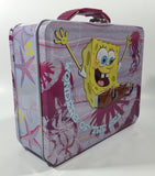 SpongeBob SquarePants Wonders Of The Sea Embossed Tin Metal Lunch Box Container