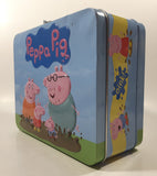 Peppa Pig Oink! Jump! Oink! Embossed Tin Metal Lunch Box Container