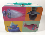 2016 Dreamworks Animation Trolls Embossed Tin Metal Lunch Box Container