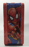 Marvel Comics Spider-Man Lightning Themed Embossed Tin Metal Lunch Box Container