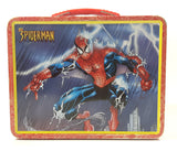 Marvel Comics Spider-Man Lightning Themed Embossed Tin Metal Lunch Box Container