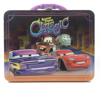 Disney Pixar Cars Radiator Springs Classic Embossed Tin Metal Lunch Box Container