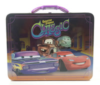 Disney Pixar Cars Radiator Springs Classic Embossed Tin Metal Lunch Box Container