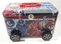 Rare 2020 ADK EM Kamen Rider Saber Tin Metal Lunch Box Container with Wheels