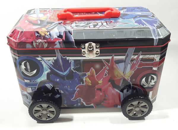 Rare 2020 ADK EM Kamen Rider Saber Tin Metal Lunch Box Container with Wheels