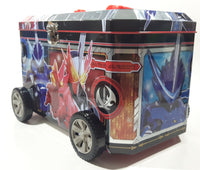 Rare 2020 ADK EM Kamen Rider Saber Tin Metal Lunch Box Container with Wheels