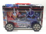 Rare 2020 ADK EM Kamen Rider Saber Tin Metal Lunch Box Container with Wheels