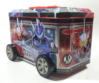 Rare 2020 ADK EM Kamen Rider Saber Tin Metal Lunch Box Container with Wheels