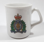 Vintage RCMP Royal Canadian Mounted Police 3 3/4" Tall Ceramic Coffee Mug Cup