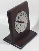 Sears Craftsman Shop Clock The Greatest Name In Tools Saw Blade Wood Plaque Desk Clock