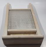 Antique Pearl Canadian Woodenware Wood Framed Glass Washboard 8 1/2" x 16 3/4"