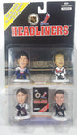 1998 Corinthian Headliners NHL Ice Hockey Top Goalies Richter Brodeur Roy Hasek Figure Set of 4 New in Package